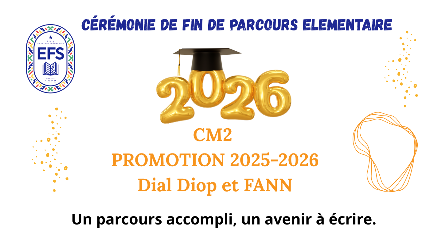 Cérémonie de graduation de nos élèves