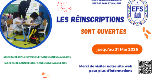 Démarrage des réinscriptions
