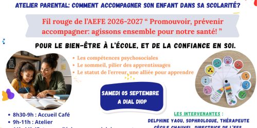 L'École Franco-Sénégalaise aux côtés des parents