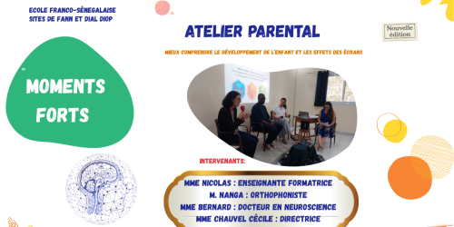 Retour sur l'atelier parental
