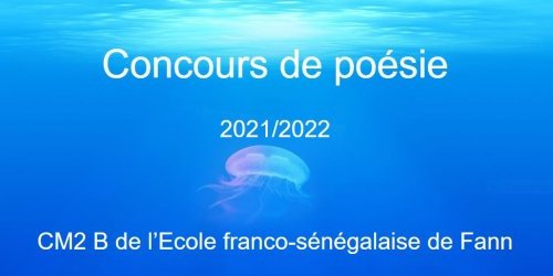 Concours de poésie par les CM2 B