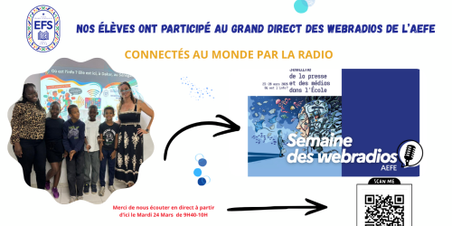 Nos élèves en direct avec le monde ! 