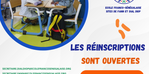 Démarrage des réinscriptions
